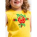 Embroidered dress for girl "Smile of Rose" Yellow
